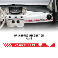 Streifen Klebestreifen für Armaturenbrett Fiat 500 Abarth