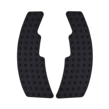 Seitlicher Schutz für Motorrad Racing Grip Geformt Anti-Rutsch Schwarz