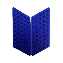 Schutz Tank Anti-Rutsch-Motorrad Seitliche Race Grip Evo Blau 2 Stück