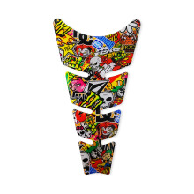 Paraserbatoio Tank Pad 3D Aufkleber für Moto Slim Sticker Bomb