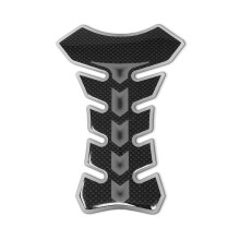 Paraserbatoio Tank Pad 3D-Aufkleber für Motorrad Farbe Grau Carbon