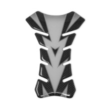Paraserbatoio Tank Pad 3D-Aufkleber für Motorrad Farbe Grau