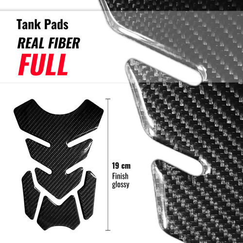 Paraserbatoio Tank Pad 3D Carbon Full Real Fiber 1