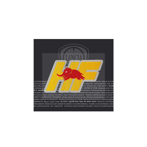 Patch Patches HF Lancia Offiziere Logo, 60 x 35 mm 1