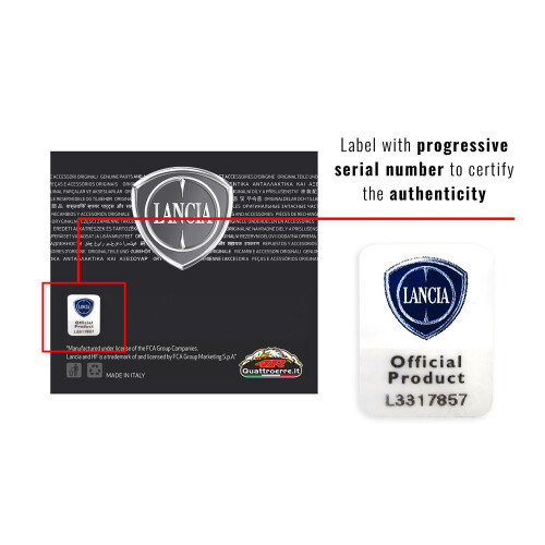 Patch Patches HF Lancia Offiziere Logo, 60 x 35 mm 2