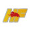 Patch Patches HF Lancia Offiziere Logo, 60 x 35 mm 1