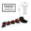 Paraserbatoio Tank Pad 3D Farbe Grau-Rot Carbon 2
