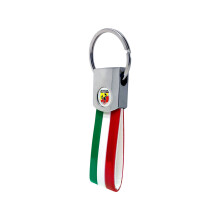 Abarth Band Tricolore Schlüsselanhänger