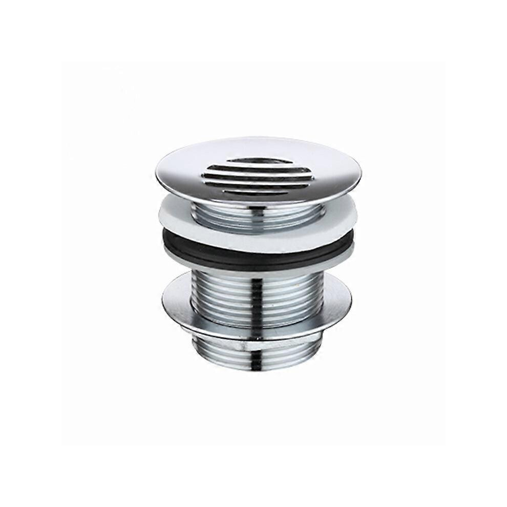 (As show, One size) 60 mm free-flow sink drain in designer brass, chrome-plated