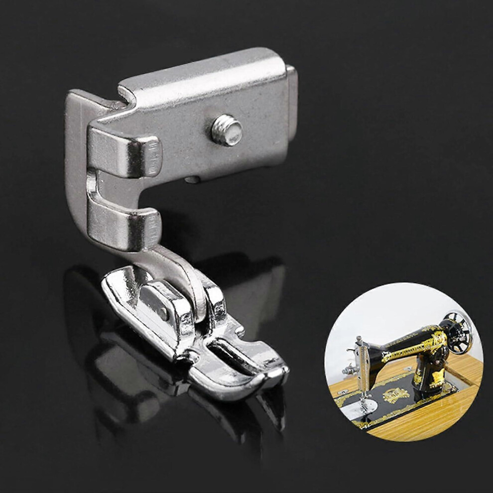 (As show, One size) Zipper Presser Foot,Stainless Steel Presser Foot,Versatile Sewing Machine Presser Foot,Suitable for Ordinary Household Sewing Mach