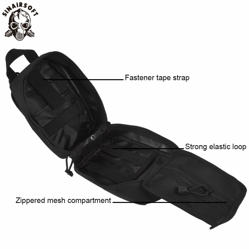 Tactical Molle Durable Rip-Away Emt Ifak Medical Pouch First Aid Kit Utility Bag