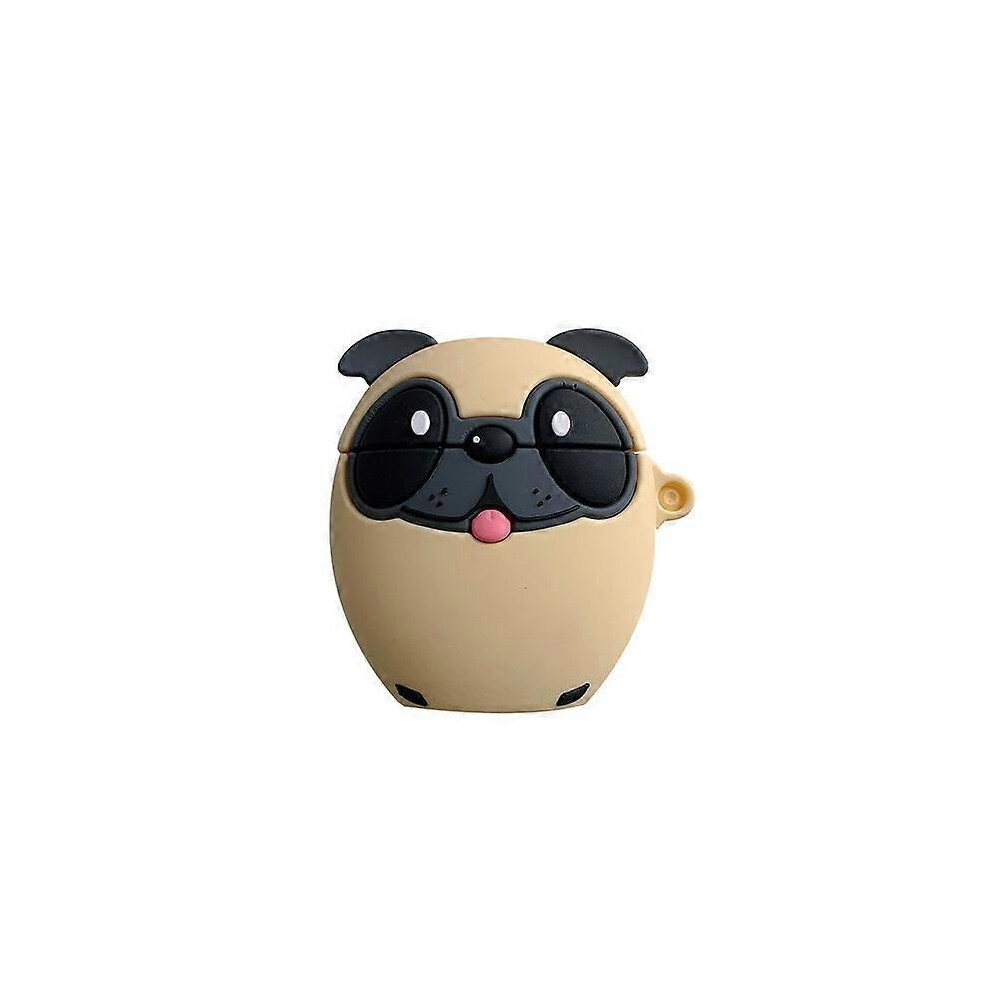 (As show, One size) (Bago) Silicone Airpods Cover Cute Funny Compatible for Apple Airpods 1 and 2 [Animal Series]