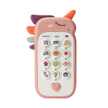 (As show, One size) Baby Toy 1 Year Old, Cell Phone Toys for Baby Girls, Baby Kid Smartphone with Lights and Melodies, Early Sensory Education Gift for 6 9 12 18 Months T