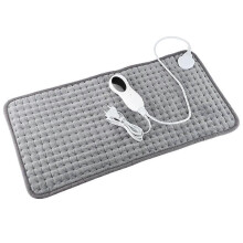 (As show, One size) Heating pad with automatic switch-off 30x59cm Electric heat pad 75 watts with 10 temperature levels, washable, for back, neck, shoulders, feet, for pe