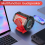 Enceinte Bluetooth Hi-Fi stéréo 3D pour batterie lithium Milwaukee 18-20 V 4