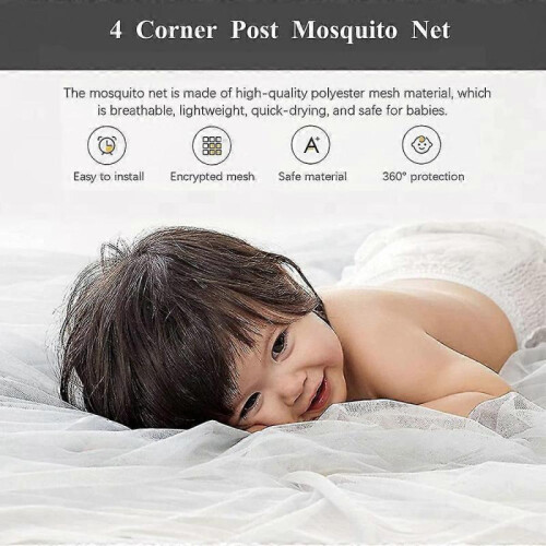 Mosquito Net Fine Mesh Large Square Mosquito Net for Do YVW 2