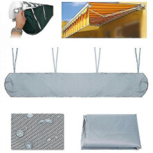 (2m) 7 Sizes Outdoor Patio Awning Waterproof Cover Telescopic Roller Shutter Waterproof Cover Dust Protection Cover RLL