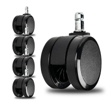 Zachte zwenkwielen voor Herman Miller Aeron Embody Mirra Sayl stoel, hardhouten vloeren 1 set/5 stuks