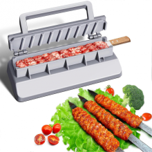 Prensa para fazer kebab: Máquina para fazer espetinhos de espetinho, Molde para fazer espetinhos de espetinho, Portátil, fácil de usar e lim