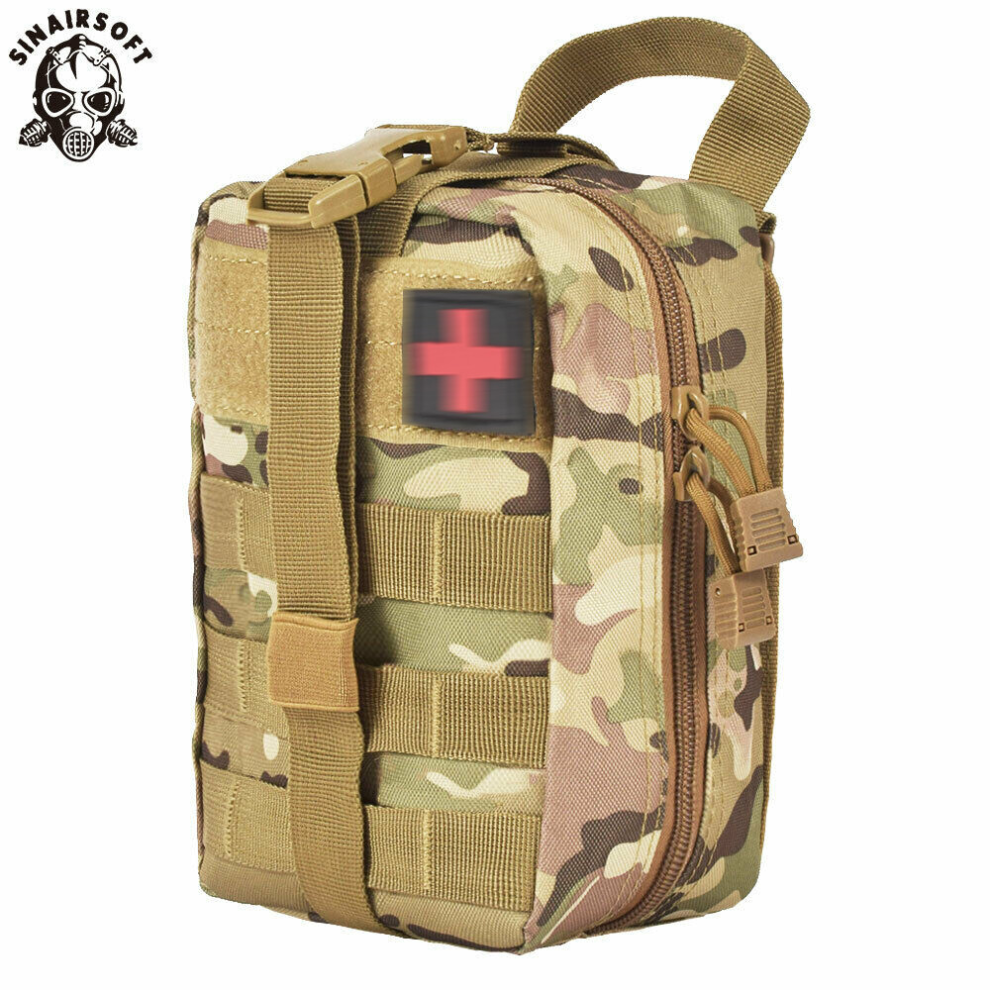 Tactical MOLLE Durable Rip-Away EMT IFAK Medical Pouch First Aid Kit Utility Bag