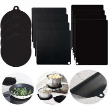 Electric Induction Hob Protector Mat Anti-slip Mat Silicone Protector Tool 4pcs OUI