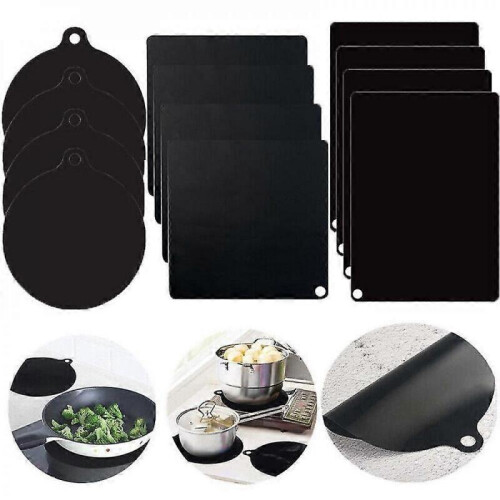 Electric Induction Hob Protector Mat Anti-slip Mat Silicone Protector Tool 4pcs OUI