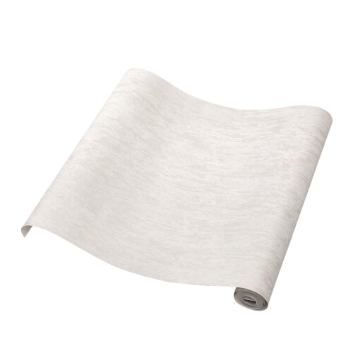 Grey Plain Effect Non Woven Embossed Patterned Wallpaper 2