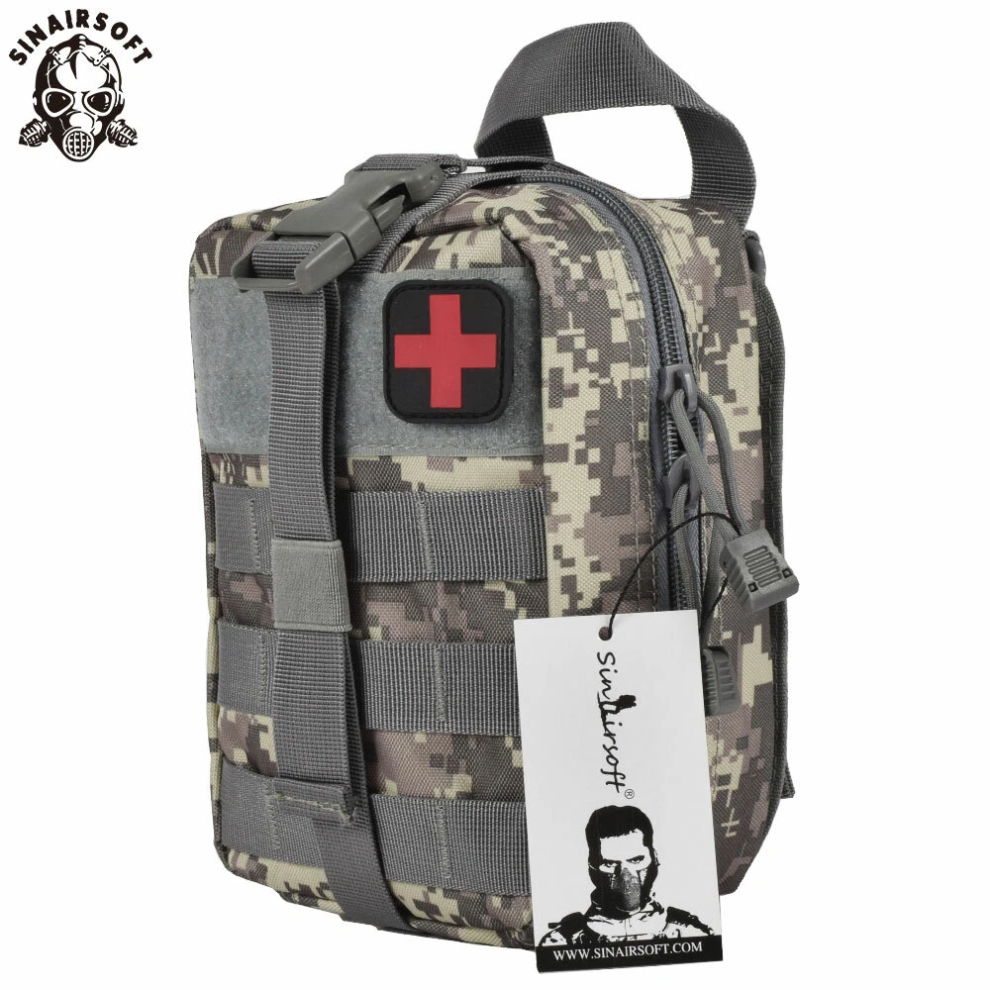 Tactical MOLLE Durable Rip-Away EMT IFAK Medical Pouch First Aid Kit Utility Bag
