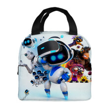 (01) 3D New Universe Robot Astro Bot Handbag Insulated Bag Cooler Bag Foil Large Capacity Lunch Bag