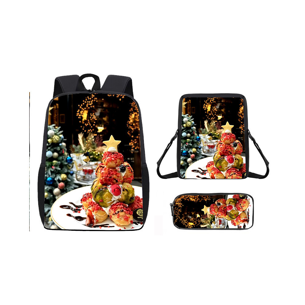 (O, Backpack) Christmas Day New Style School Backpacks for Students, Rucksacks, Crossbody Bags, Pencil Cases-image-OPC-PHQ5DTW-NEW