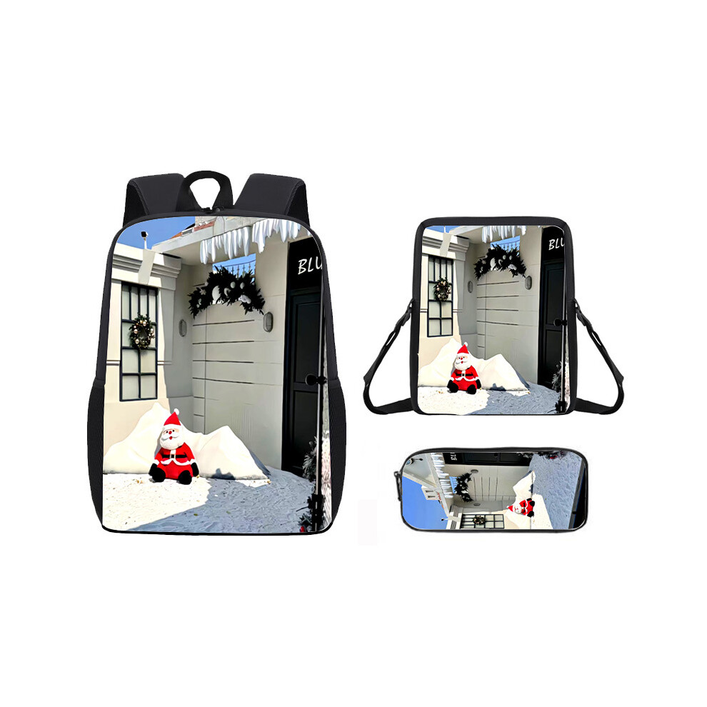 (F, Backpack) Christmas Day New Style School Backpacks for Students, Rucksacks, Crossbody Bags, Pencil Cases-image-OPC-PHQ5DW9-NEW