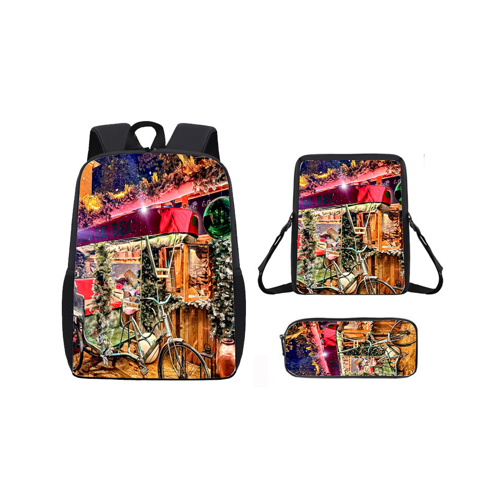 (D, Pencil Case) Christmas Day New Style School Backpacks for Students, Rucksacks, Crossbody Bags, Pencil Cases-image-OPC-PHQ5DWP-NEW