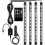 12V LED Car Interior Lights with 4pcs 48 RGB,  Waterproof Cigarette Lighter Lights 1