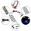 12V LED Car Interior Lights with 4pcs 48 RGB,  Waterproof Cigarette Lighter Lights 2