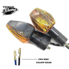 (YELLOW 2 WIRE) Cbr600 Turn Signal Light Motorcycle Winker Indicator For Honda Cb400 Cb1300 Cbr600rr 2003-2006 04 05 Cbr 1000rr Cb900