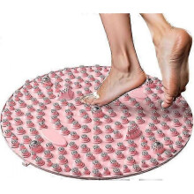 (48cm, pink) Foot massage mat,acupressure mat for foot massage foot reflexology pad with 5 integrated magnets,for walking and sitting for a long time