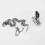 Window chain lock steel material, protecting family linked doors and windows, children lock 2