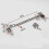 Window chain lock steel material, protecting family linked doors and windows, children lock 5