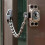 Window chain lock steel material, protecting family linked doors and windows, children lock 4