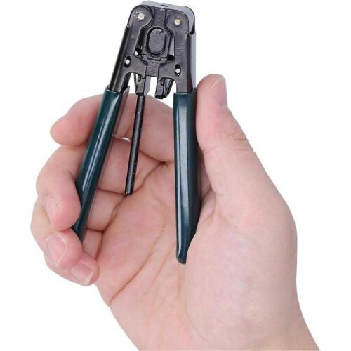 Fiber Optic Stripper, Portable Black Wire Stripper Electrician Tools for CATV Cable ,CB Antenna Cable,Twisted P EFN