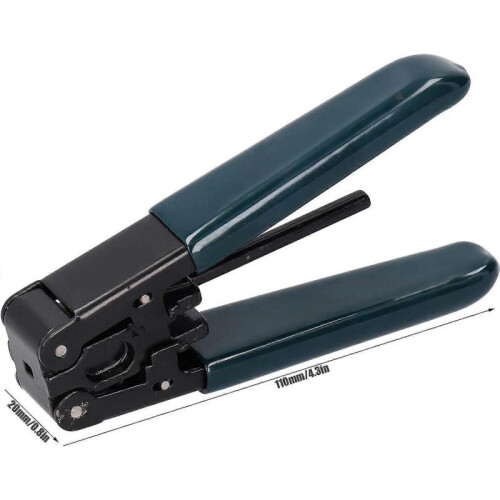 Fiber Optic Stripper, Portable Black Wire Stripper Electrician Tools for CATV Cable ,CB Antenna Cable,Twisted P EFN 2