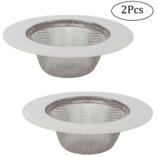 2 Pieces Kitchen Sink Strainer, Stainless Steel Sink Strainer, Kitchen Sink Strai FIG