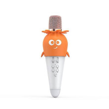 Kids Karaoke Microphones, Bluetooth Wireless Microphone for Kids Singing, Child Karaoke Equipment with Colorful Lights & Magic Voice Changing