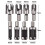 26 Pieces Countersink Drill Bit Set, 8 Pieces Wood Plug Cutter Drill Bits, 7 Pieces Three Point Bit, 6 Pieces Countersink Drill Bit, 3 Pieces Step Con 3