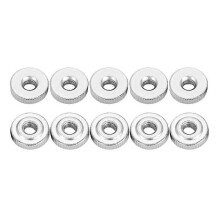 10pcs knurled nut, round knurled nuts, GB807 M5 carbon steel handle nut knurled nuts( QBA