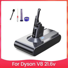 21.6V 8000MAh Vacuum Cleaner Replacement Rechargeable Battery for V8 Li-Ion Vacuum Cleaner Battery with Filter