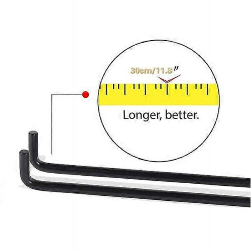 5 Pcs Stemware Wine Glass Storage Rack,Wall Mountable Kitchen Storage Rack ,Black,11 Inch / 30cm 2