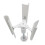 Vertical Three-Blade Wind Generator Model Three-Phase Permanent Magnet Brushless Generator Low-Speed Windmill Tools DIY 1
