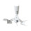 Vertical Three-Blade Wind Generator Model Three-Phase Permanent Magnet Brushless Generator Low-Speed Windmill Tools DIY 4