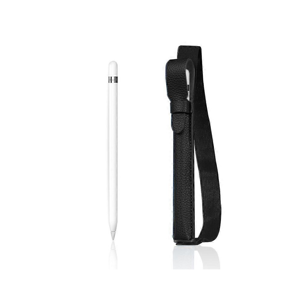 (As show, One size) Stylus Case for Apple Pencil Case, Black, Pen Holder for Pencil (1st / 2nd Generation) - Holder Cover with Elastic Pouch USB Adapter